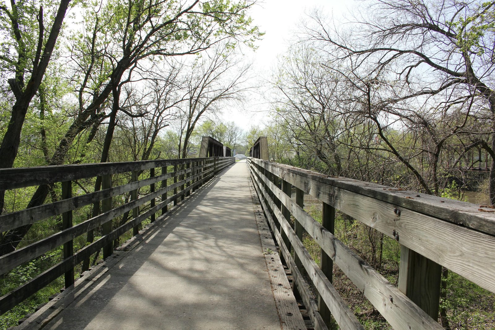 Looking west